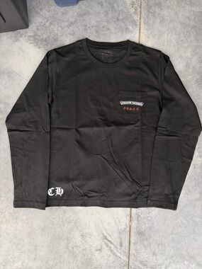 Chrome Hearts USA Flag Long Sleeve Shirt